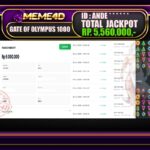 Bukti Jp MEME4D Slot Online 11 Juli 2026