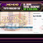 Bukti Jp MEME4D Togel Online 15 Juli 2026