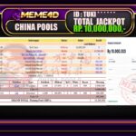Bukti Jp MEME4D Togel Online 5 Juli  2026